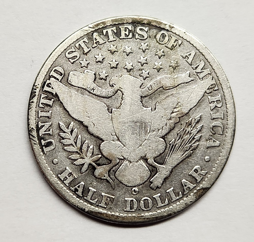 1905-O Barber Half Dollar – VG