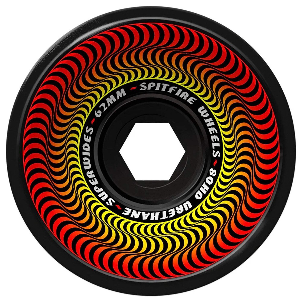 Spitfire 80HD Superwides Wheels Black 62mm
