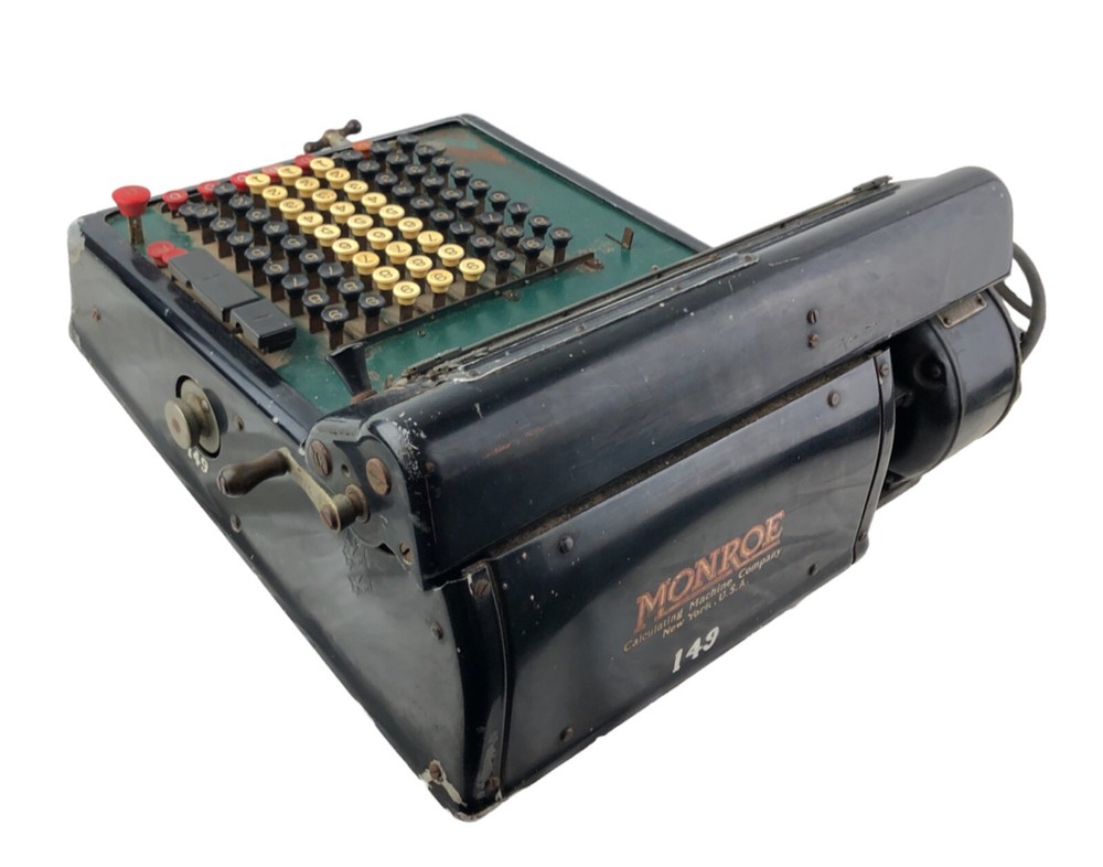 Vintage Monroe High Speed Adding Machine Calculator Model KA