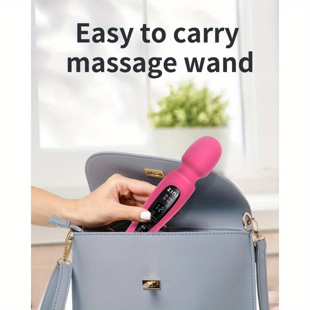 Silent Pink Rechargeable Massager | 12 Modes | Waterproof USB-C | Under 50dB