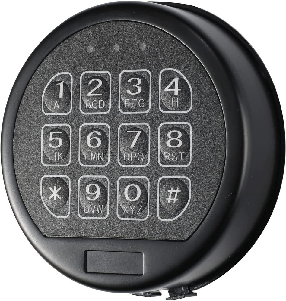 Gun Safe Lock Replacement with SwingBolt, Black Keypad Electronic Safe Lock