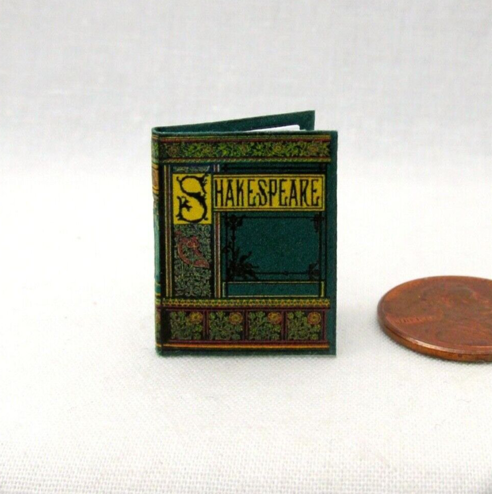 SHAKESPEARE 1:12 Scale Miniature Readable Illustrated Book