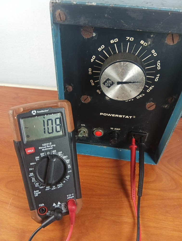 VGC! Powerstat L116B Variable Transformer 0-140 Volts Tested