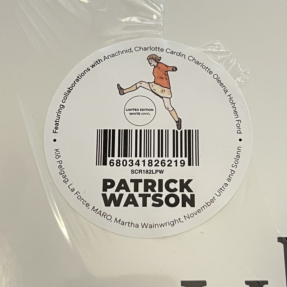 Patrick Watson SIGNED Uh Oh White Colored Vinyl Limited Edition /200
