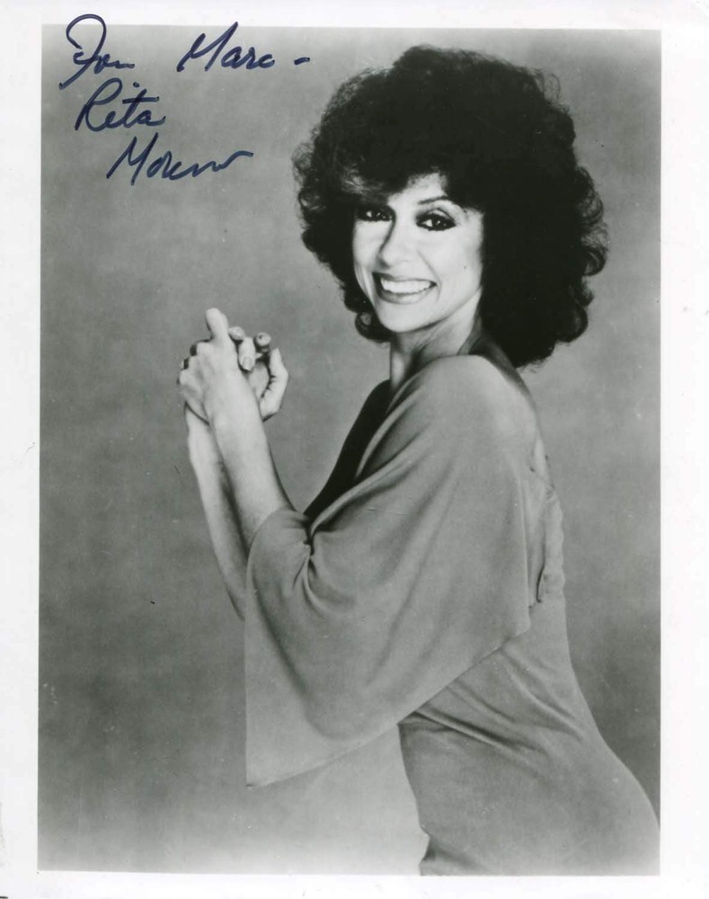 Rita Moreno OSCAR autograph, signed photo