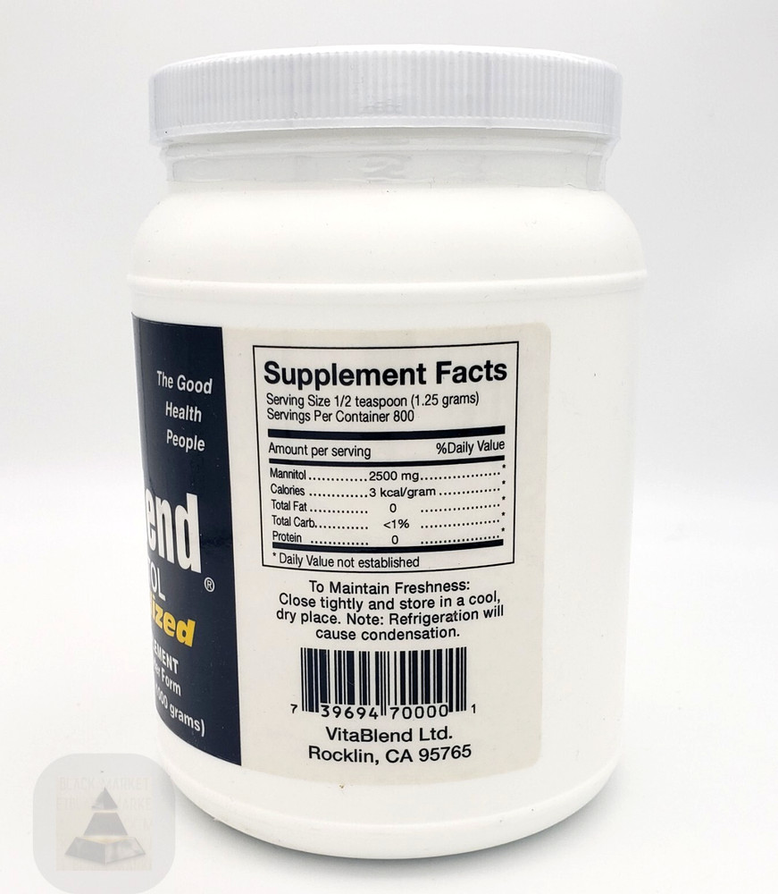 Vitablend - Mannitol - Crystallized Form - 35 oz (1KG)