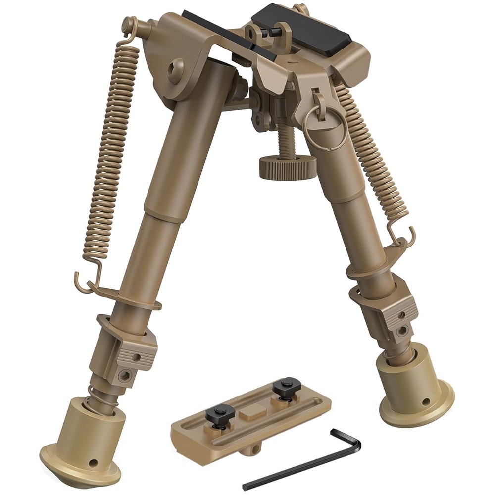 Lightweight 6-9" Bipod for Precision Shooting