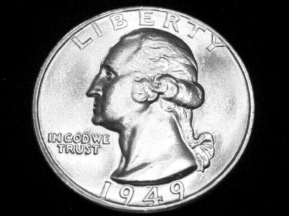 1949 Washington Quarter --- Gem Uncirculated