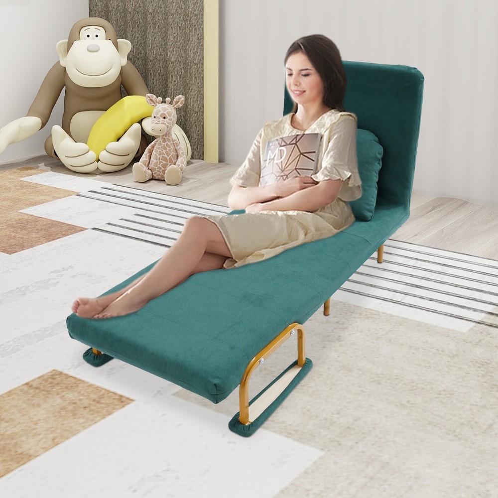 Convertible Sofa Bed with Adjustable Backrest and Stylish Design