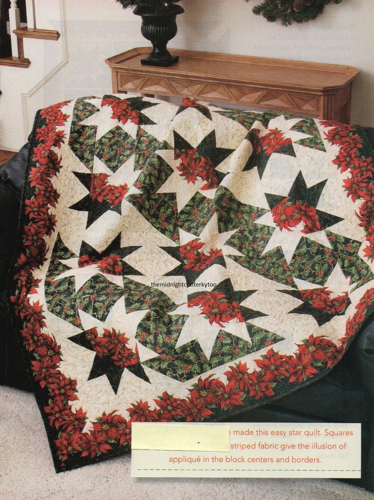 Flip Flopped Stars Quilt Pattern Pieced JR