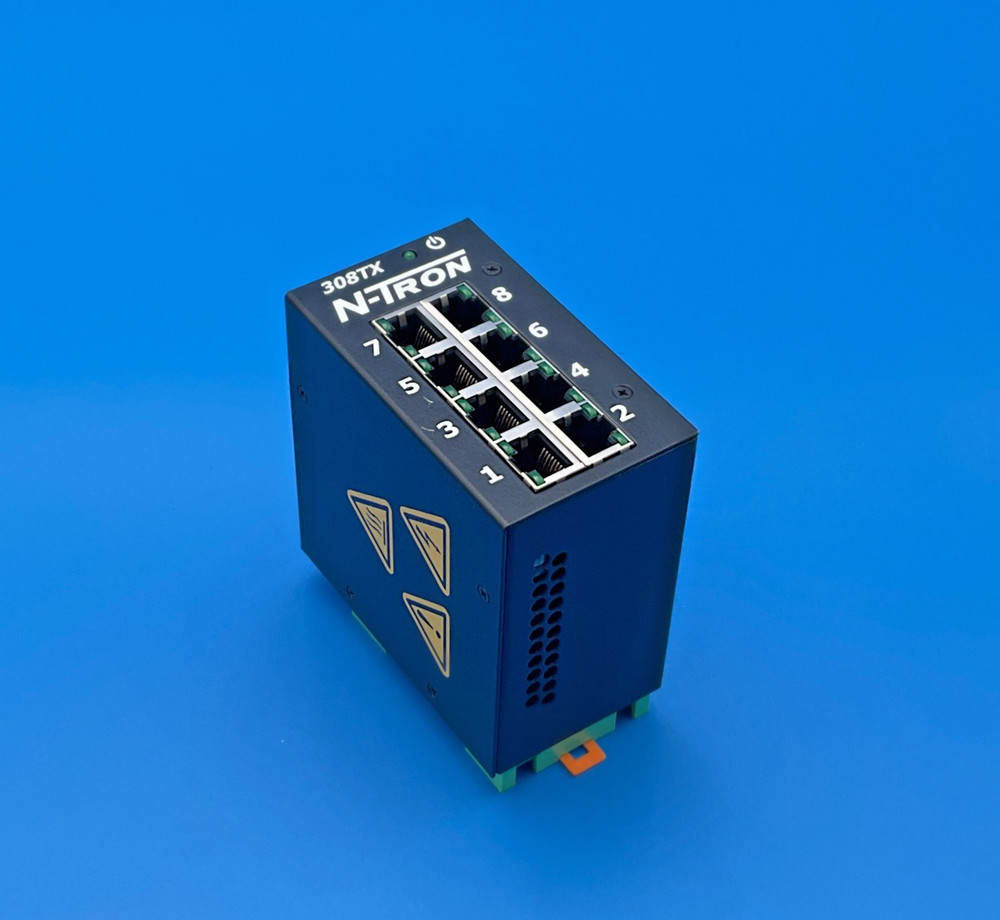 N-Tron 308TX-N Industrial Ethernet Switch 10-30 VDC 0.5 Amp 308TX (TBI)