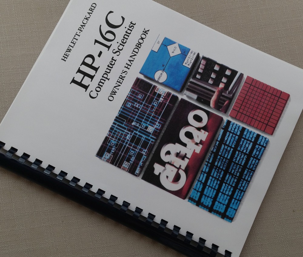 Manual for Hewlett Packard HP 16C Calculator