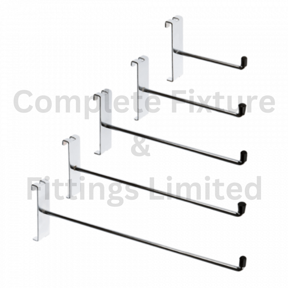 100x GRID MESH HOOKS ACCESSORY SINGLE PRONG SHOP DISPLAY 2'' 4" 6" 8" 10" 12"