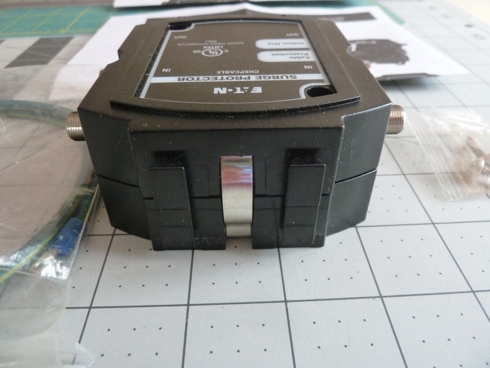 Eaton CHSPCABLE Surge Protection Protects 2 Quad Shield Cables - NEW