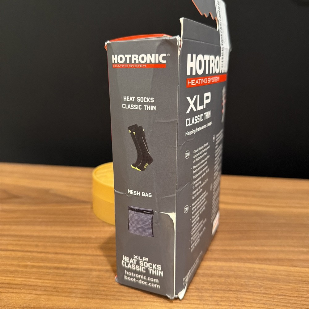 HOTRONIC HEATED SOCKS XLP SURROUND THIN(Hotronics Battery Pack sold separately)