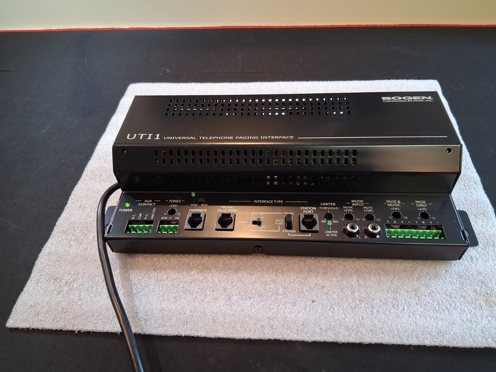 Bogen Communications UTI1 Universal Telephone Paging Zone Systems Interface