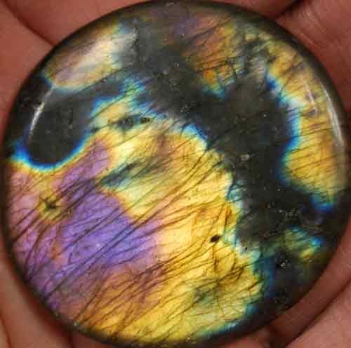Labradorite Palm Stone #35
