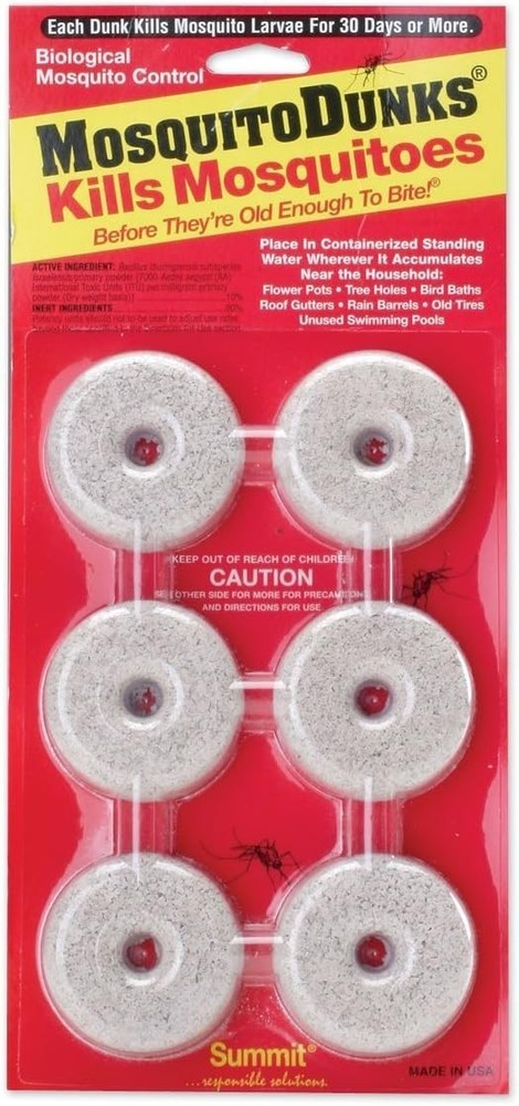 Summit solutins 110-12 Mosquito Dunks, 6-Pack FreeShipping - Fast Delivery