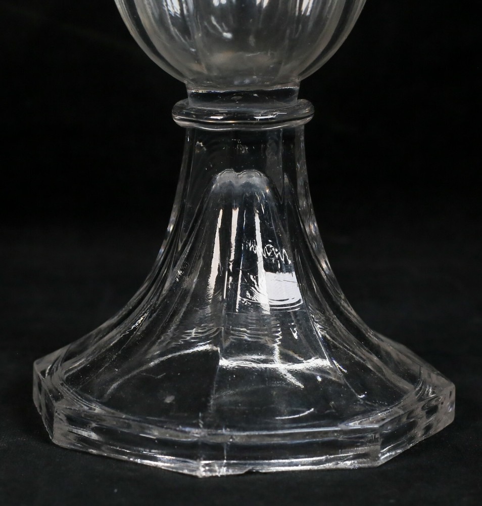 3 Pieces Pressed Glass