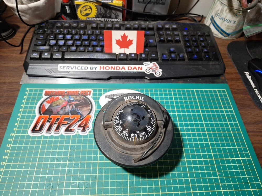 Ritchie Explorer Flush Mount Compass F-50 980000006233 Used