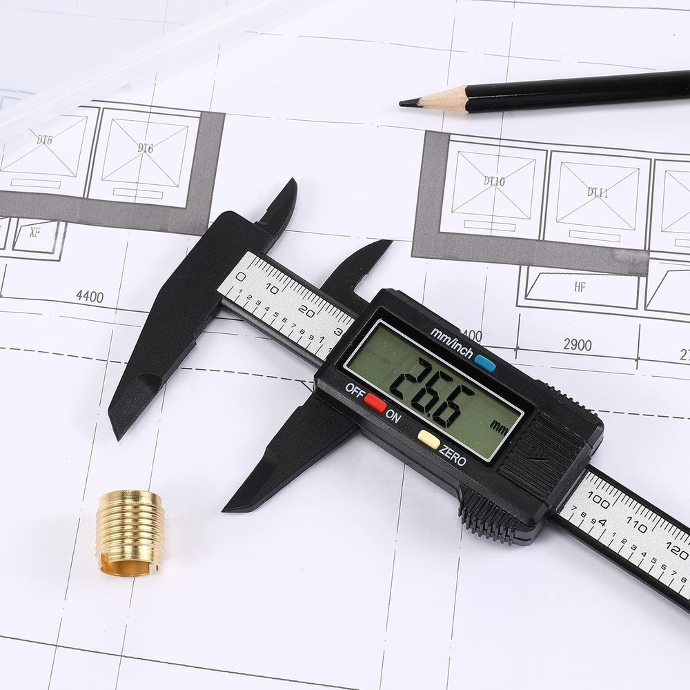 LCD Display Electronic Calipers - Automatic Shutdown, 0-150mm Measuring Tool