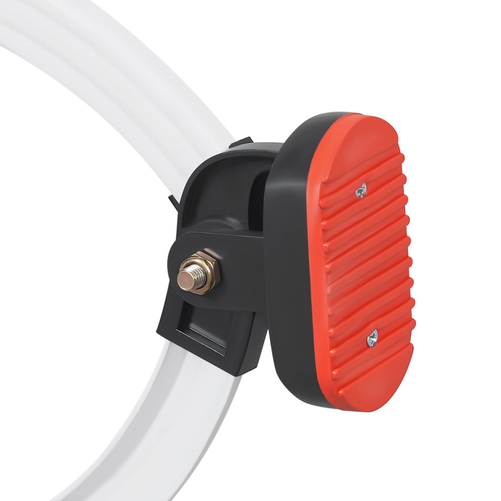 3 Steps Wall Mounted Retractable Ladder Pull Down Telescoping Step Ladder White