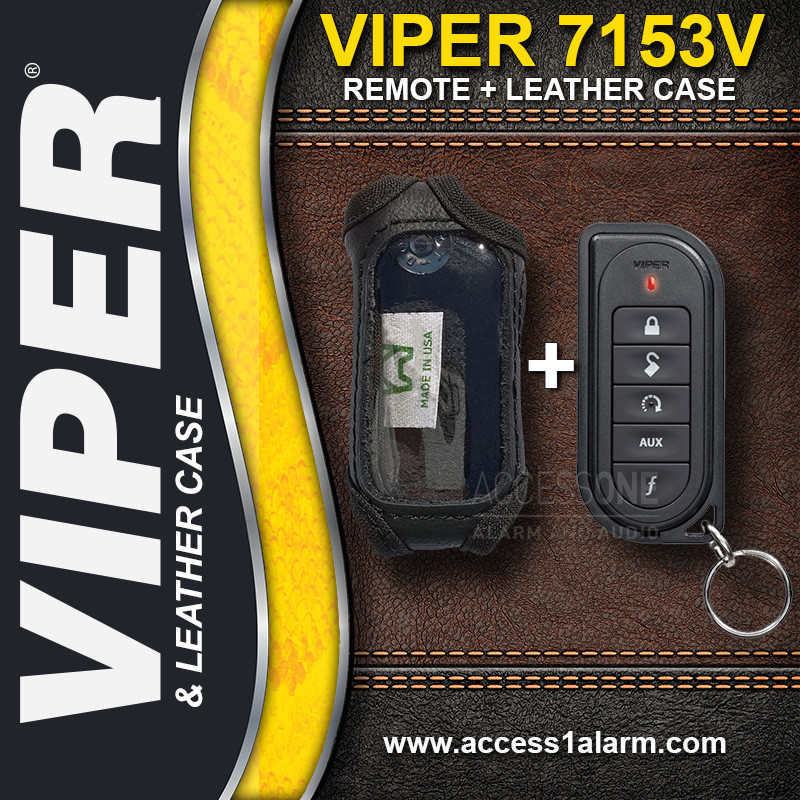 Viper 7153V 1-Way Remote Control WITH High Quality Leather Case For Viper 5701