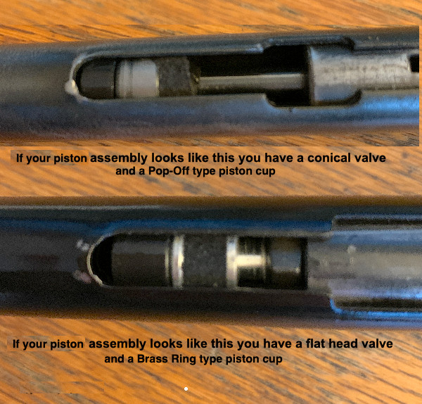 Crosman 760 - Seal Kit - Brass Ring Cup - Variant 1 & 2 - Self Cocking - L3