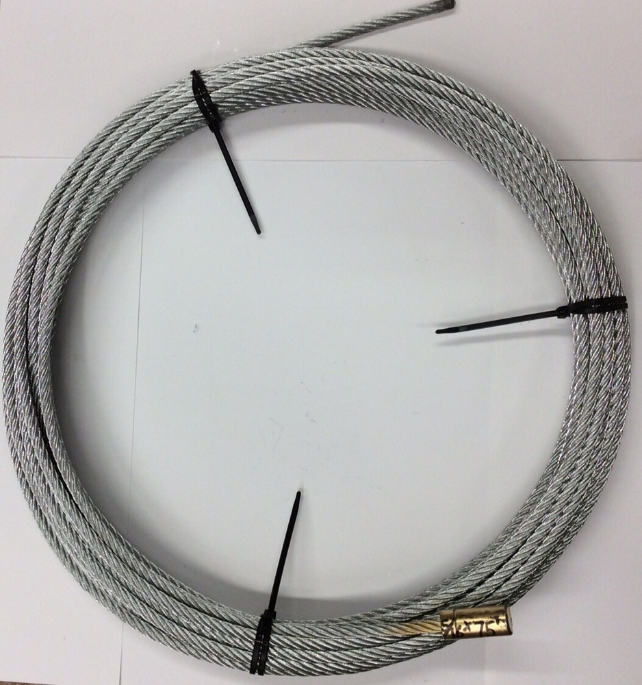 Water Service Line Slitter Puller Trenchless Pipe Replacement Cable W/Ferrule 75