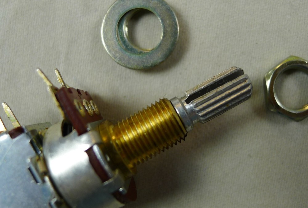 1 pcs Potentiometer B50K Liner Push/Pull Pot & DPDT Switch 5/16"