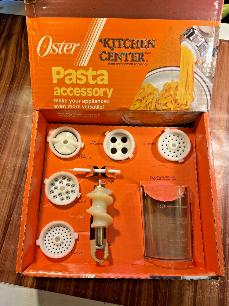 Oster Kitchen Center Pasta Accessory Attachment 939-65 Vintage 1983 Kitchen Tool