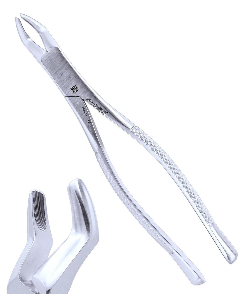Pomee USA Extracting Forceps #210S Universal Upper Molar Dental Extraction Tool
