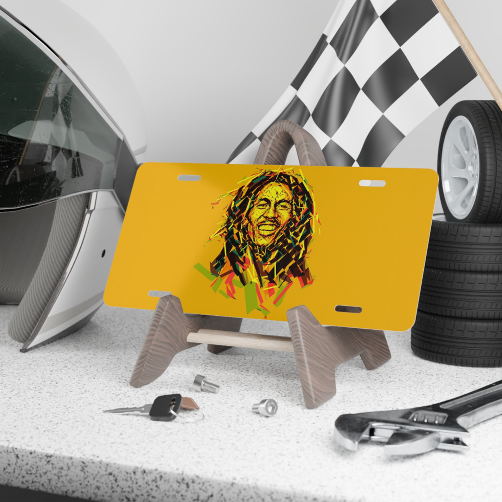 Bob Marley License Plate