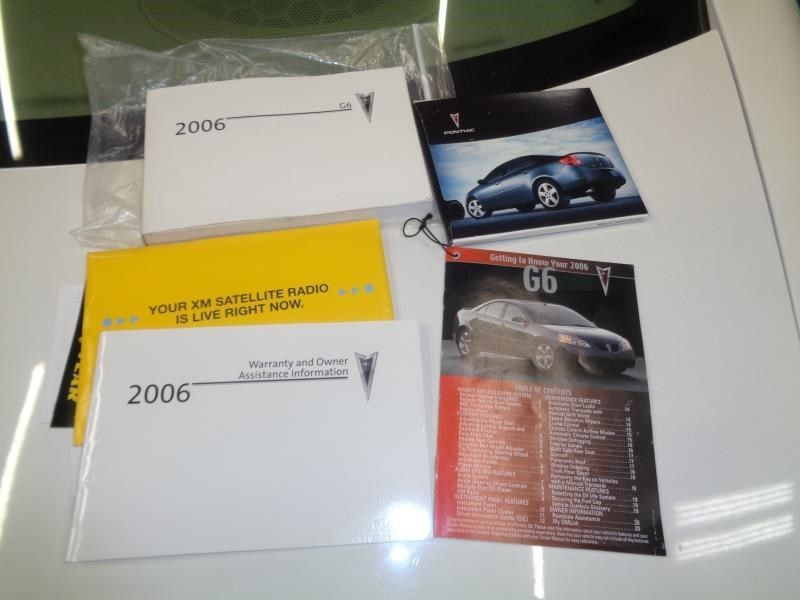 G6        2006 Owners Manual 1157587