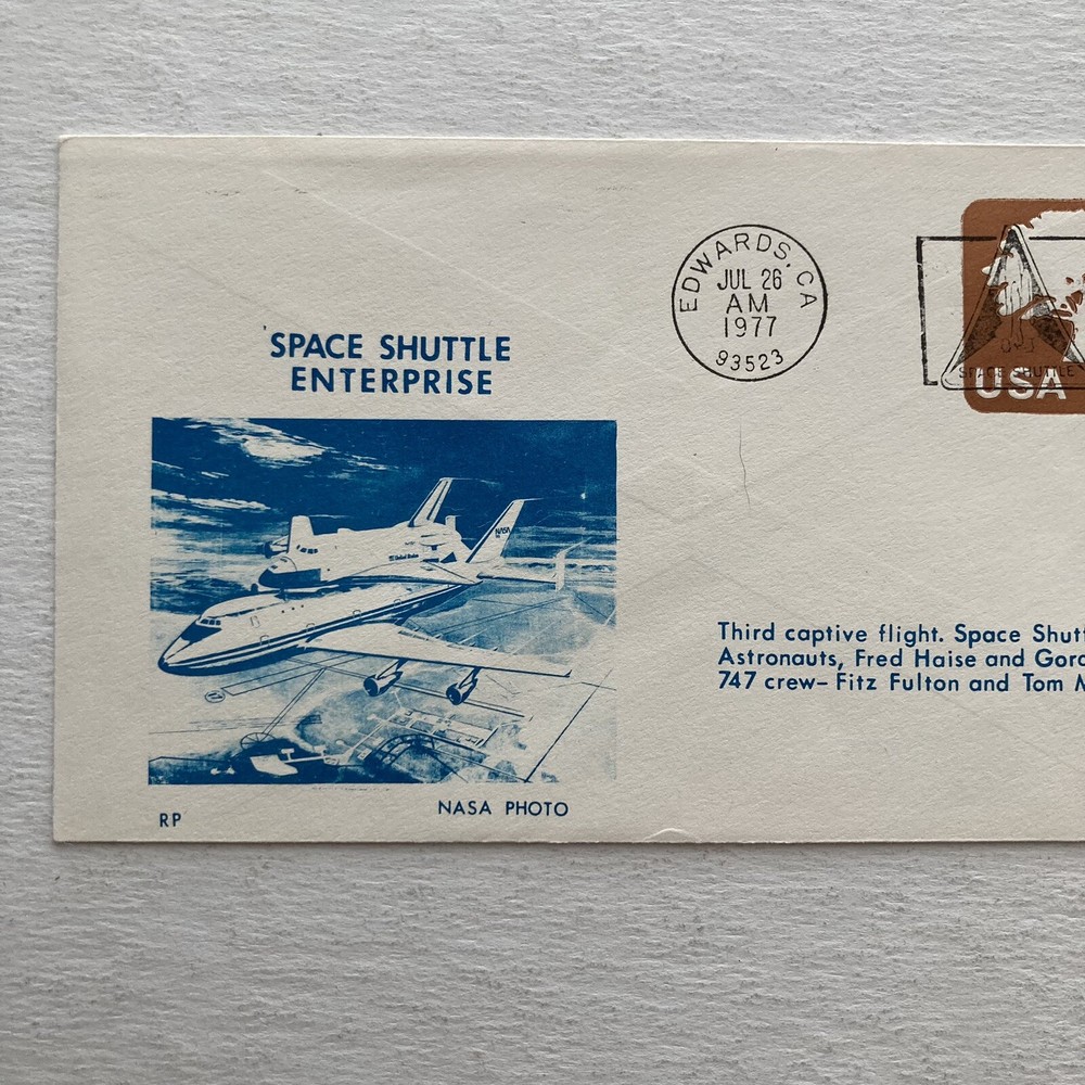 Space Shuttle Enterprise Third Captive Flight Fred Haise Gordon Fullerton