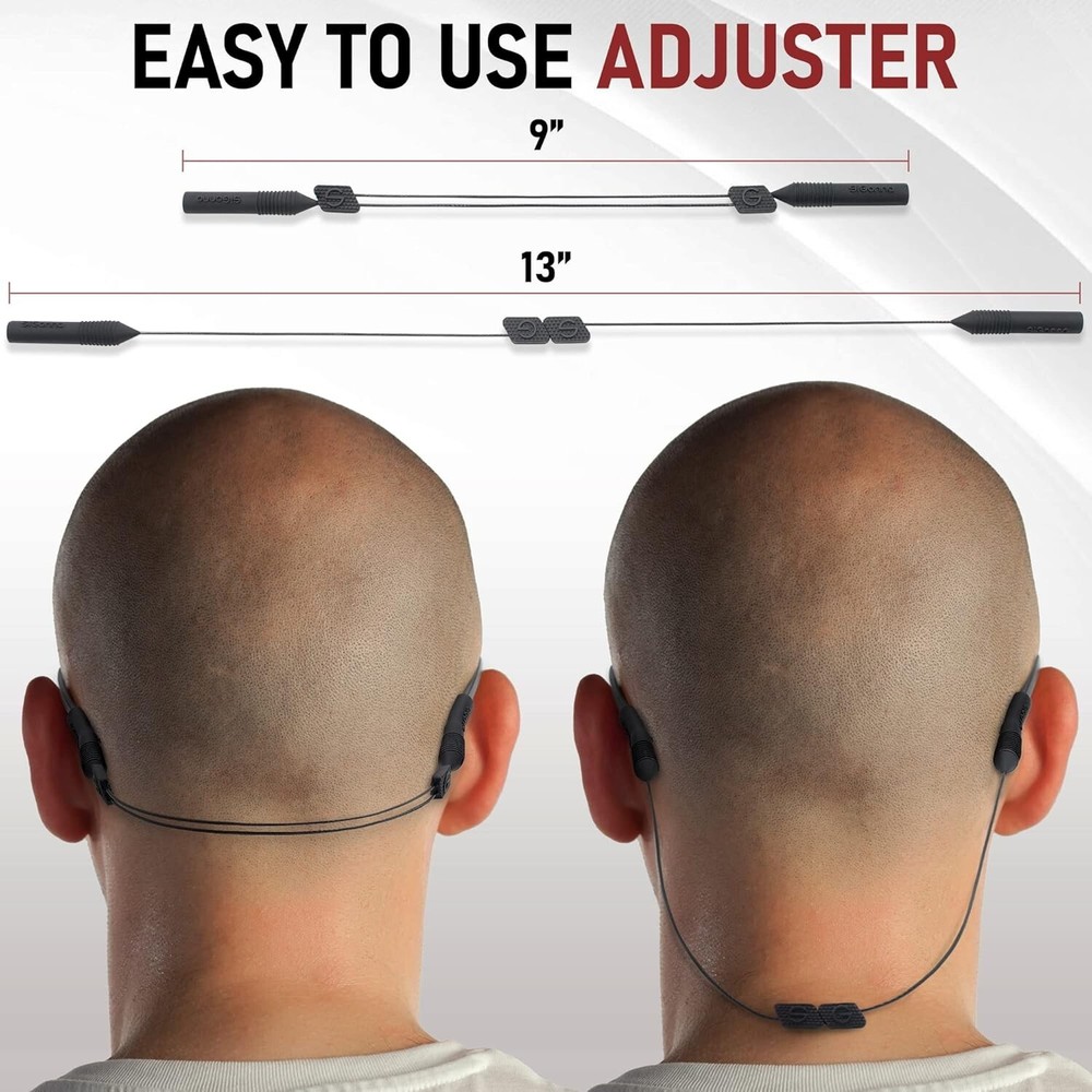 Durable Eyewear Retainer with Adjustable Length - 13" Eyeglass Strap Holder