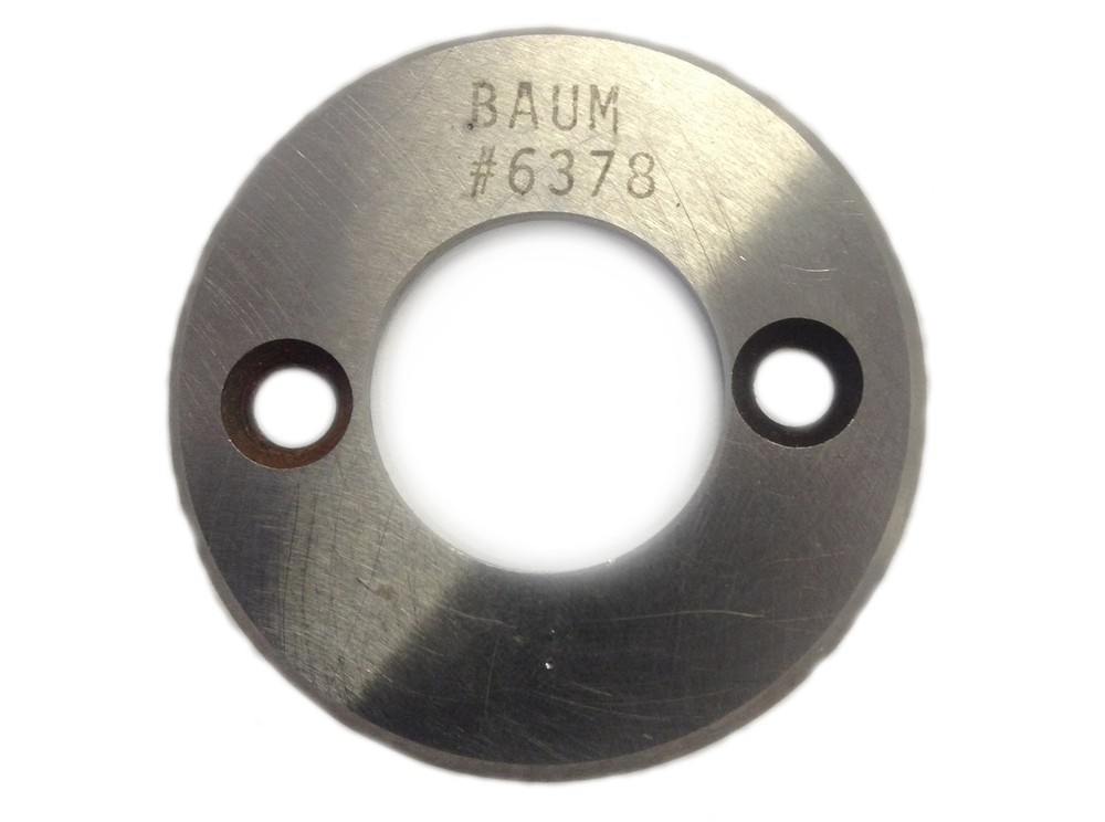 Slitter Blade 3/32″ Thick Countersunk Bevel Side for Baum R BAU-06378