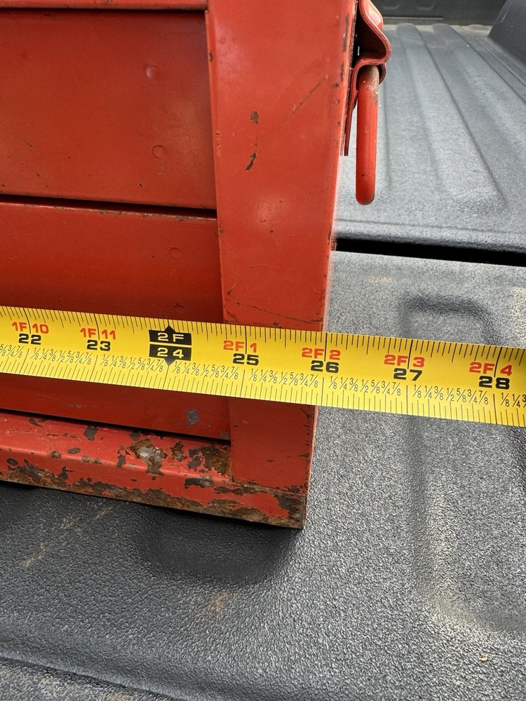 🔴 MATCO TOOLS 3 -DRAW METAL TOOL BOX U.S.A.