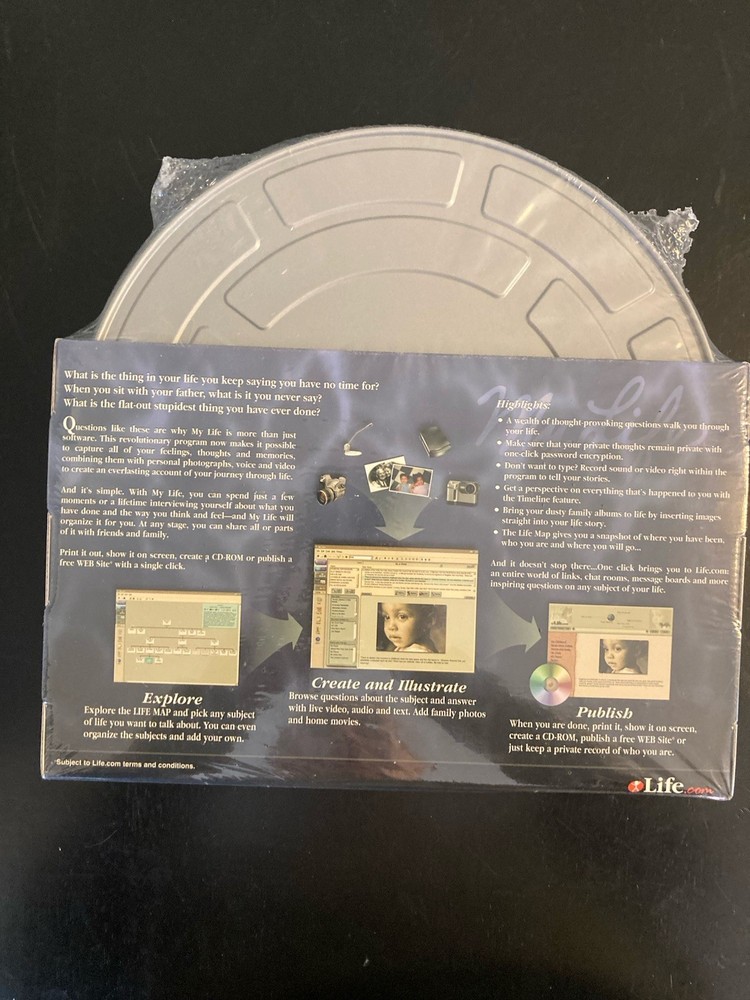 My Life PC CD-ROM Remember Record Explore Life.com