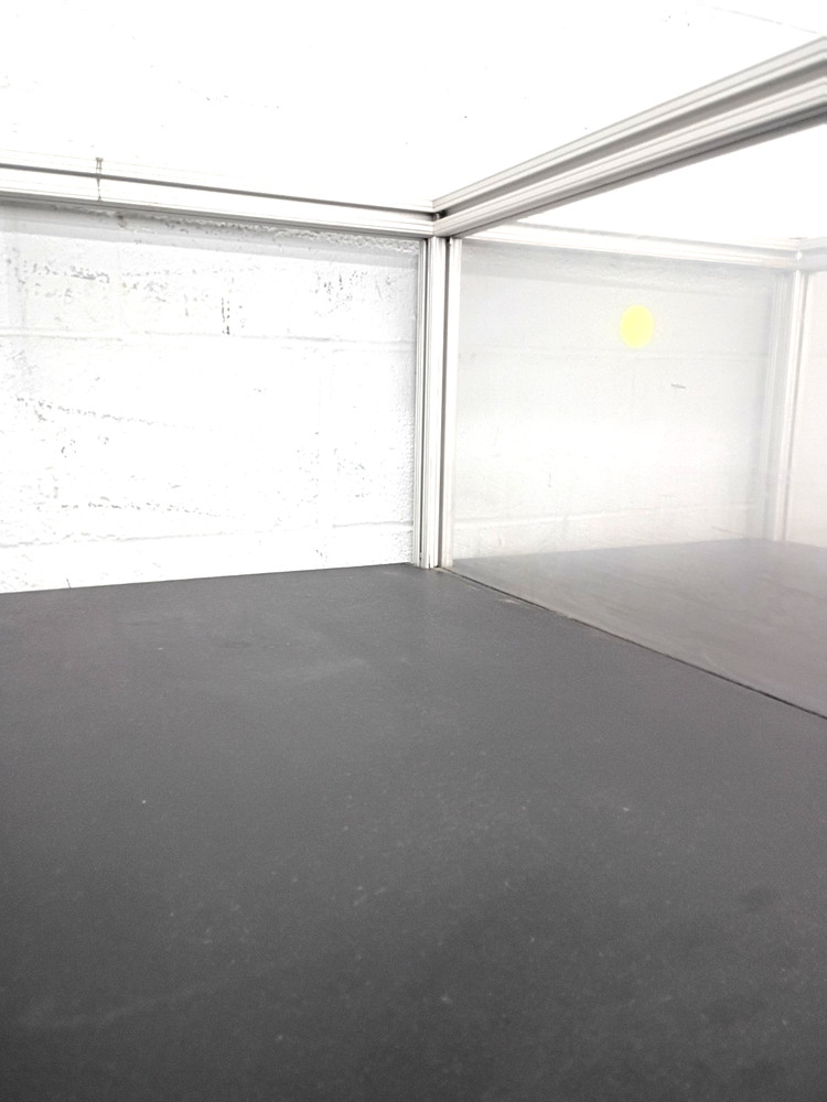 A ROBUST 8-CUBICLE ROLLING REBIN CART, FOR ANY WAREHOUSE, GARAGE, OR WORKSHOP