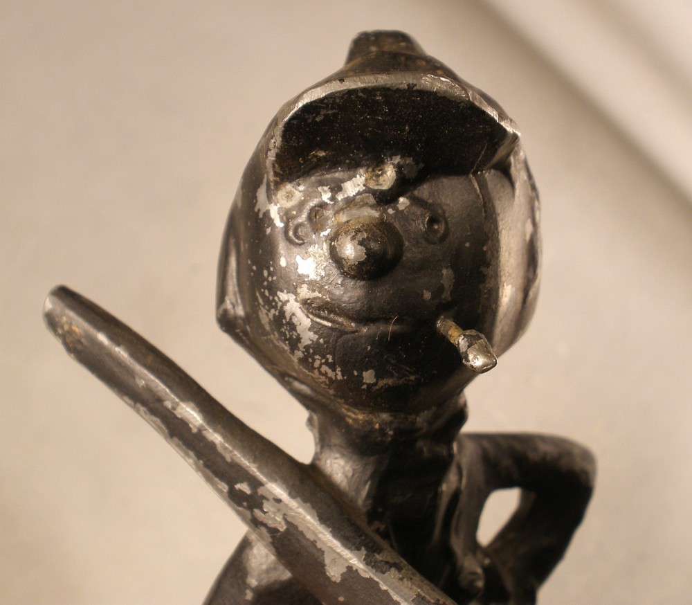 Frankart Rabbit Hunter Figural Ashtray