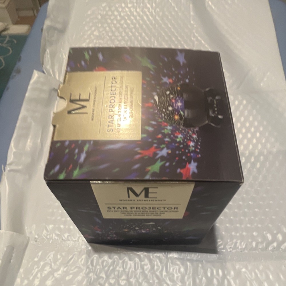 Modern Expressions Star Projector Night Light Color Changing LED Touch Control