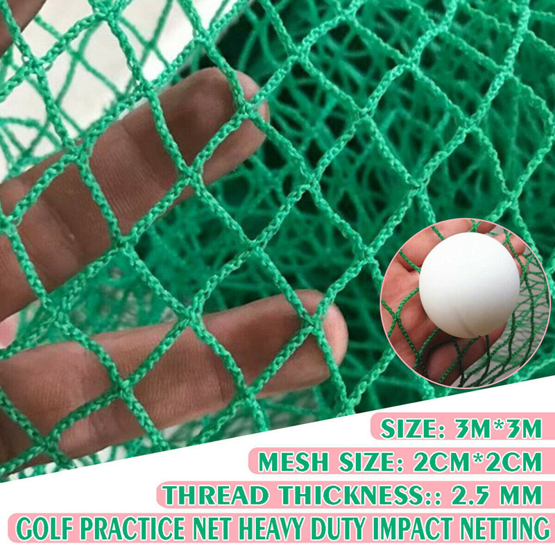 Golf Hitting Training Net Outdoor Sport Practice Driving Foldable Size 3m*3m