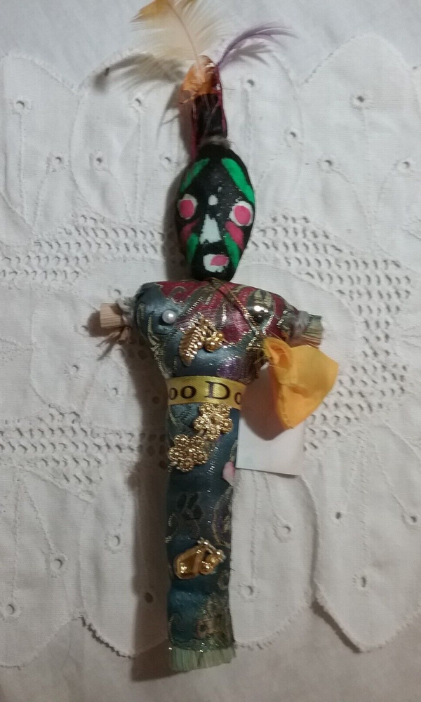 Handmade Straw Voodoo Doll 9"