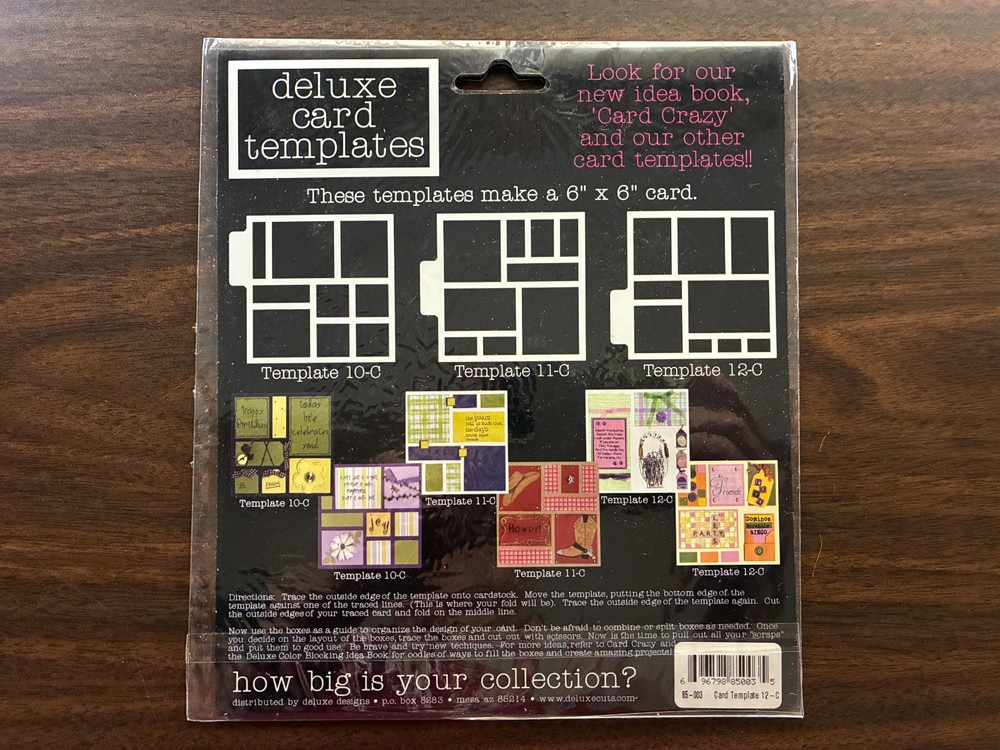 DELUXE CARD TEMPLATES