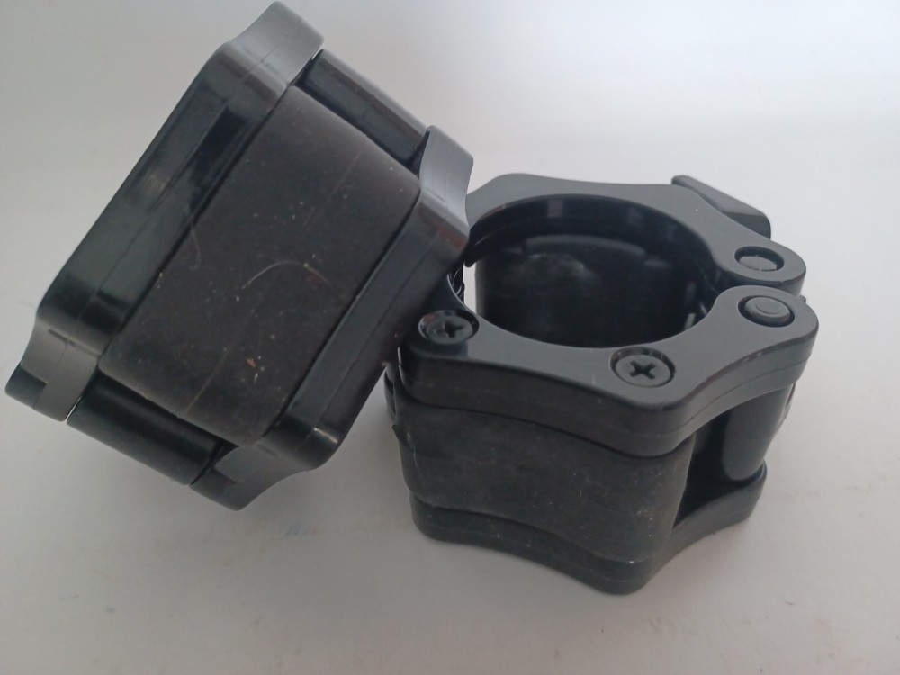 Black 2 BARBELL COLLAR LOCKING CLAMP FOR 2" STANDARD BAR *