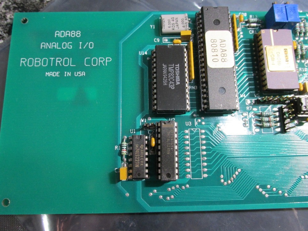 Robotrol 2020301 rev A Analog I/O Controller ADA 88 PC board