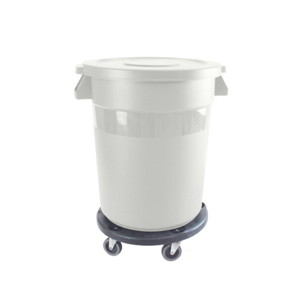 Thunder Group PLTC020WL Plastic Round Trash Can Lid - White