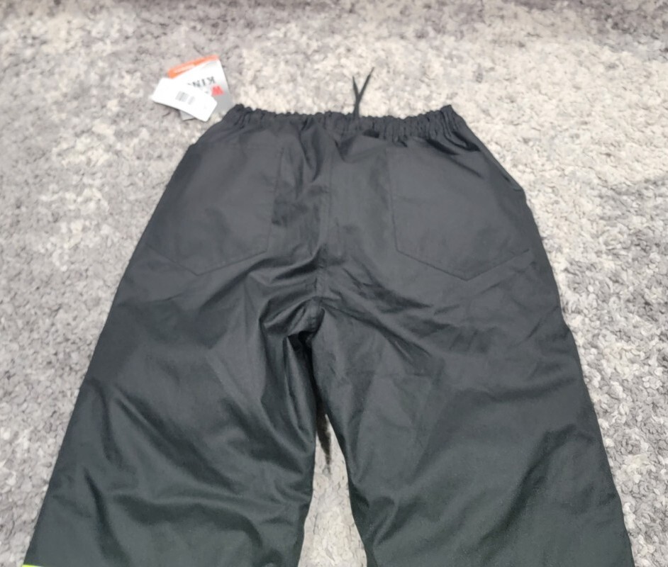 NWT Work King Safety Visibility Work Pants Black Men Small 3M Reflective