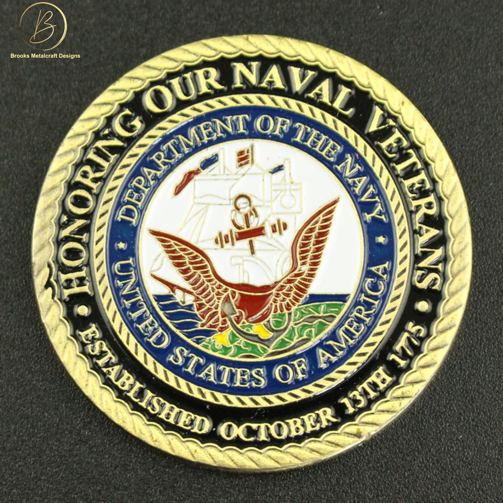 Honoring Our Naval Veterans Challenge Coin